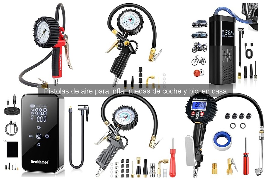 ¿Qué es una pistola de aire para inflar ruedas?