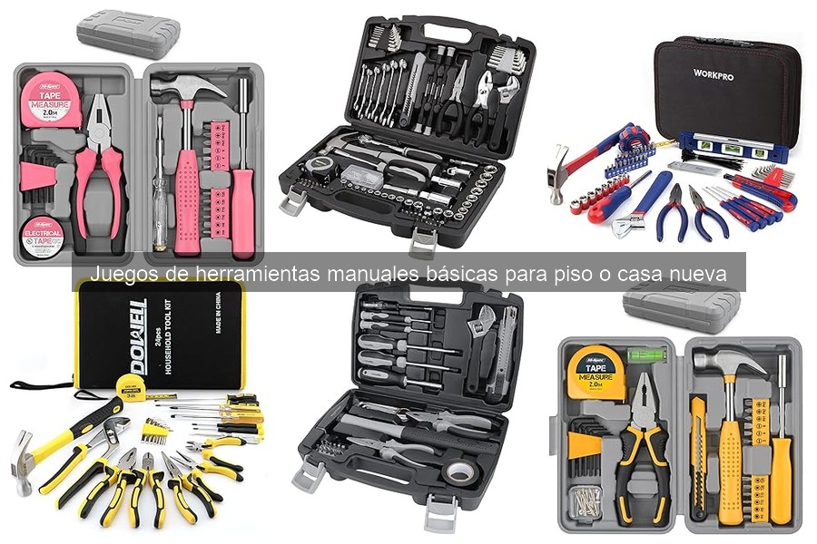 Qué incluye un juego de herramientas manuales básicas para el hogar