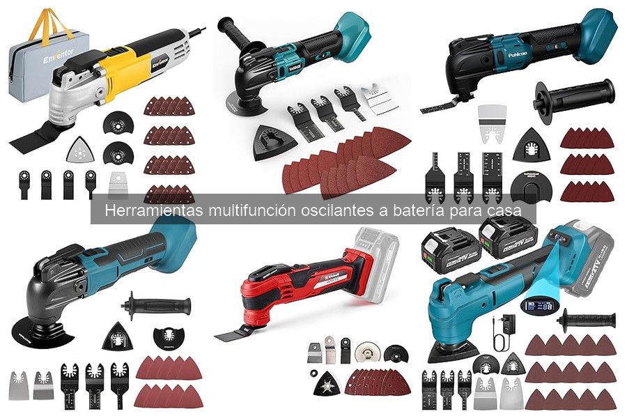 ¿Qué son las herramientas multifunción oscilantes a batería?