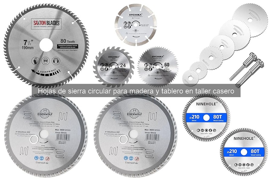 ¿Qué son las hojas de sierra circular para madera?