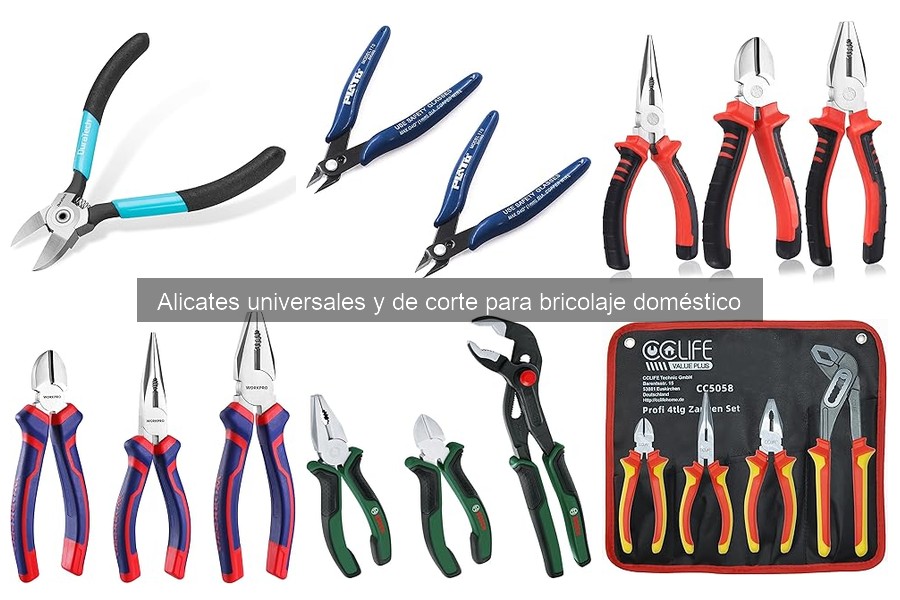 ¿Qué son los alicates universales y de corte?