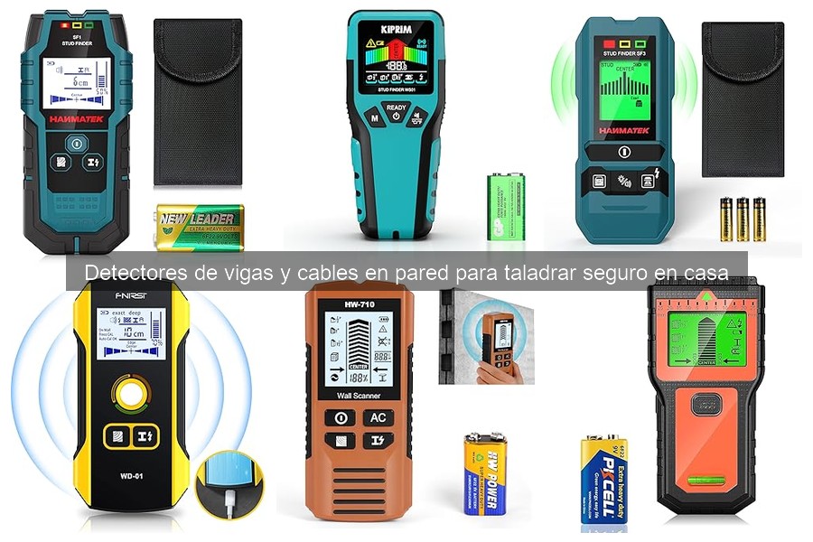 ¿Qué son los detectores de vigas y cables en pared?