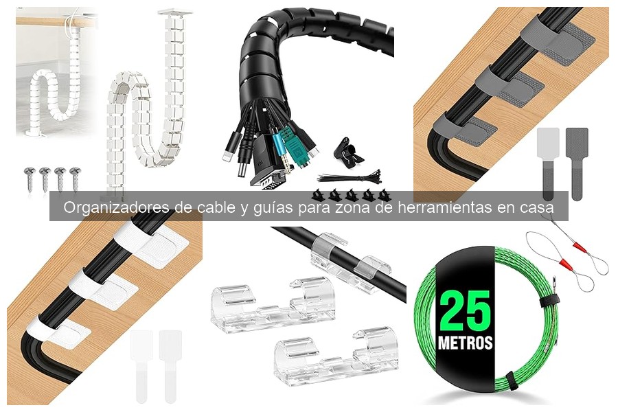 ¿Qué son los organizadores de cable para herramientas en casa?