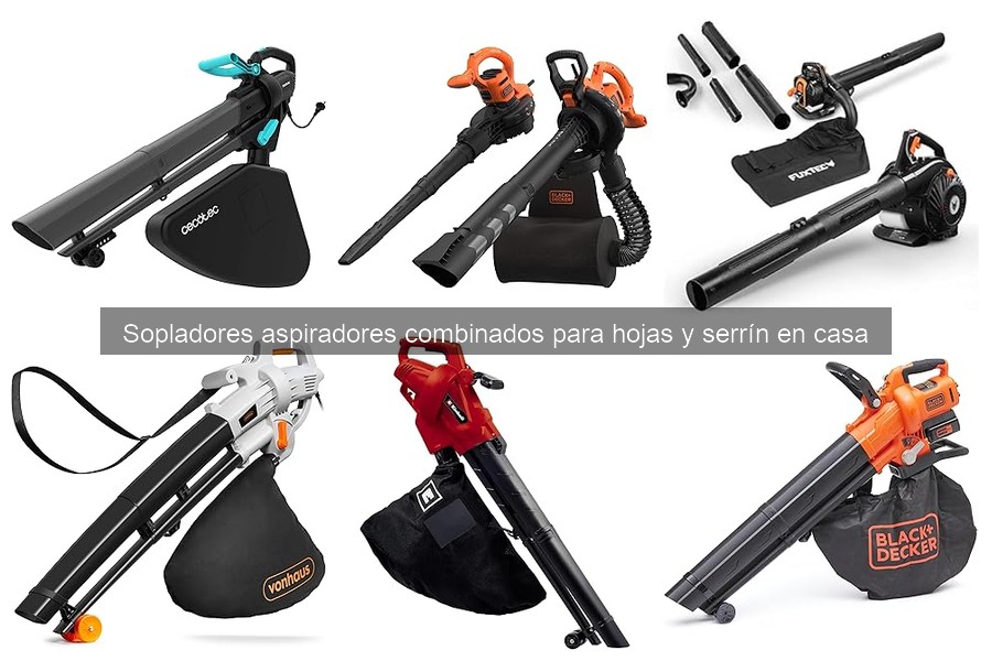 ¿Qué son los sopladores aspiradores combinados para hojas?