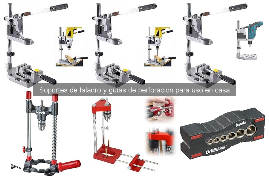 ¿Qué son los soportes de taladro y guías de perforación?