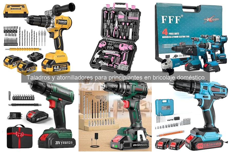 ¿Qué taladro es mejor para principiantes en bricolaje?