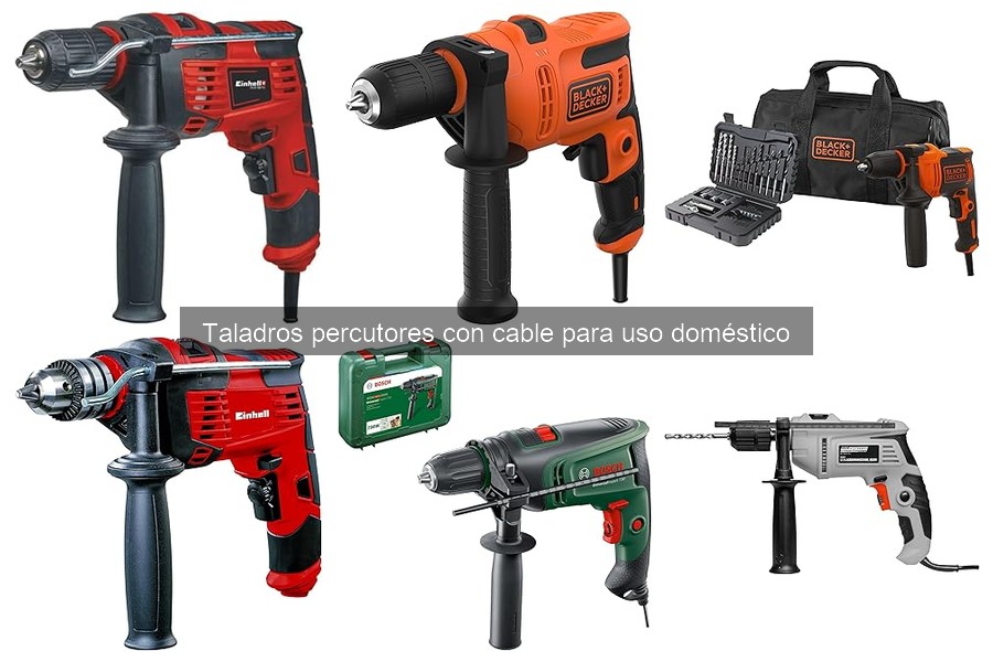 ¿Qué taladro percutor elegir para bricolaje en casa?