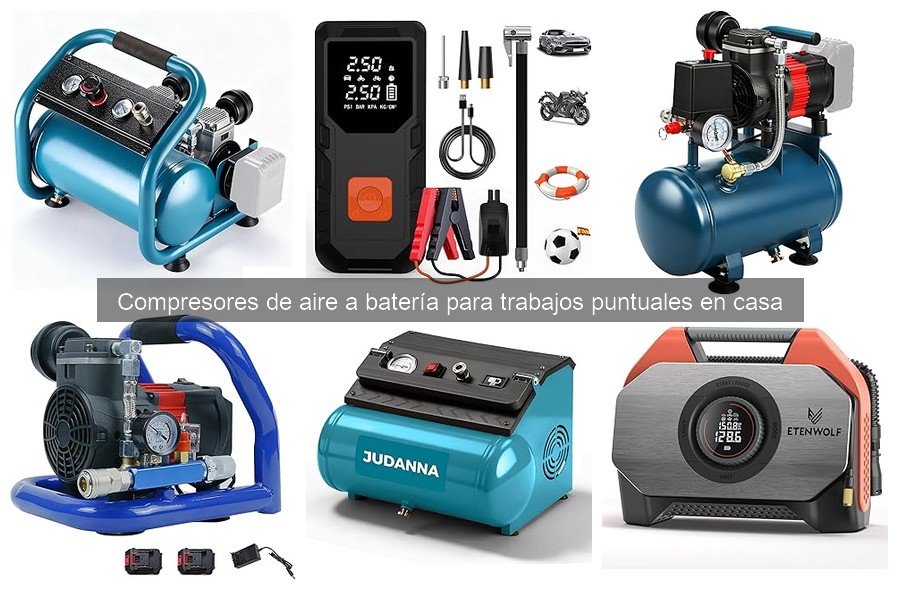 Revisión de los Mejores Compresores de Aire a Batería