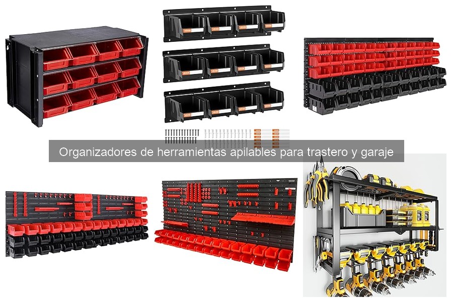 Soluciona problemas comunes con organizadores de herramientas apilables