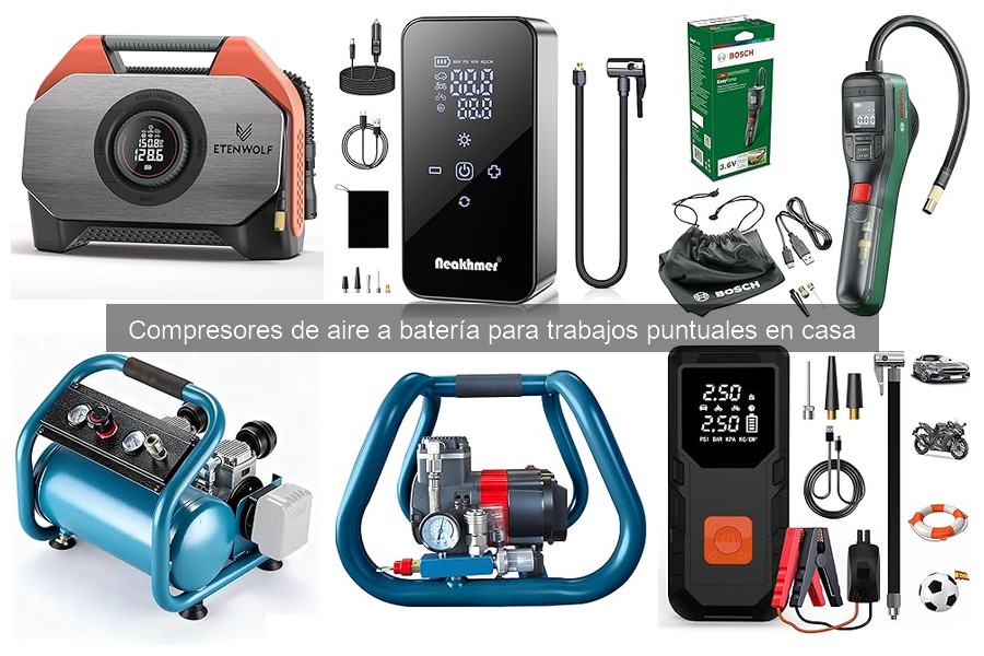Soluciones a problemas comunes en compresores de aire a batería