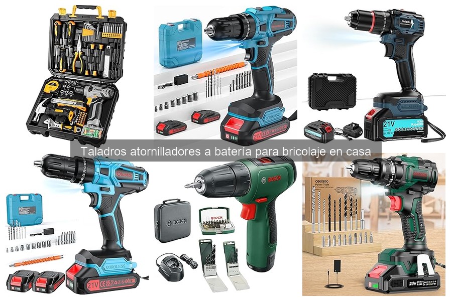 Taladro atornillador a batería vs. taladro de impacto: ¿cuál elegir?