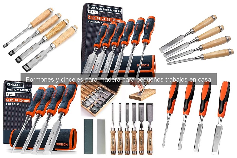 Técnicas básicas para usar formones y cinceles en casa