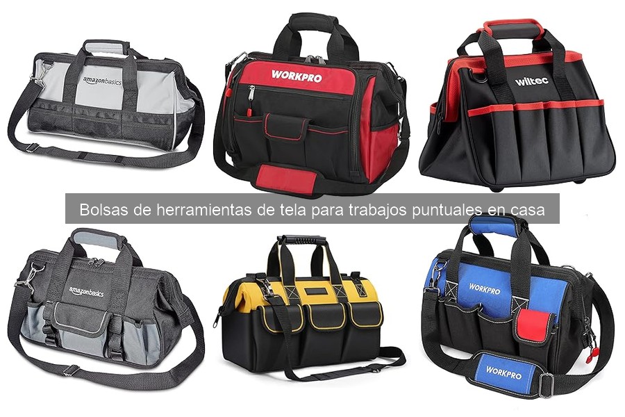 Tipos de bolsas de herramientas de tela para el hogar