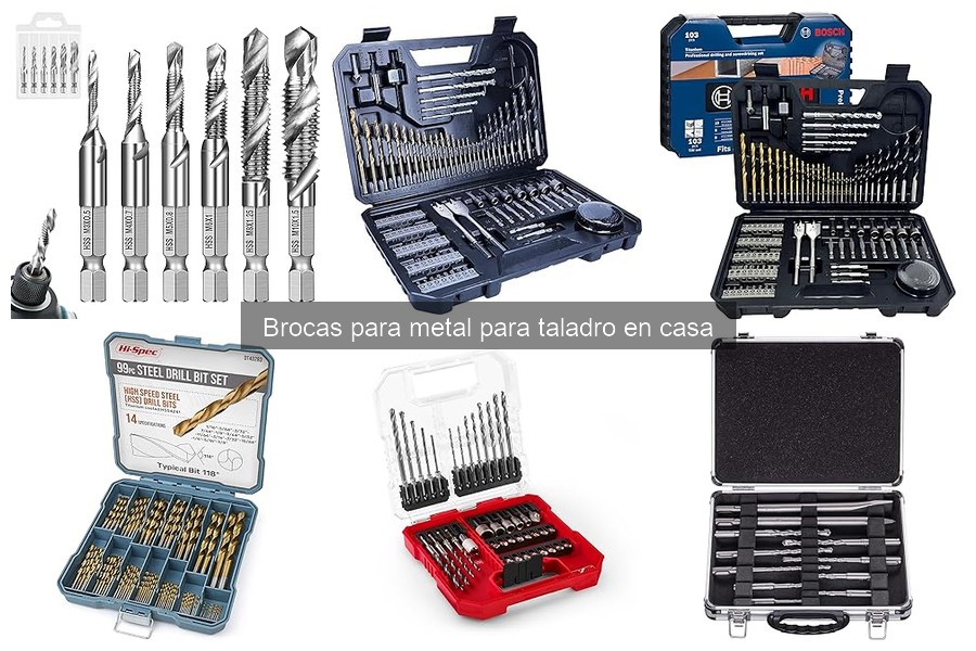 Tipos de brocas para metal y sus usos en bricolaje