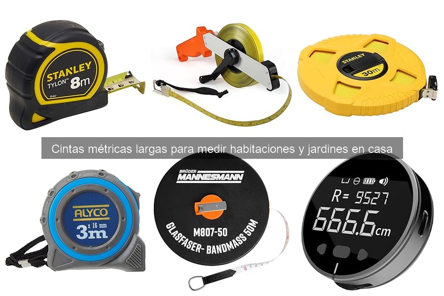 Tipos de cintas métricas largas y sus usos en proyectos