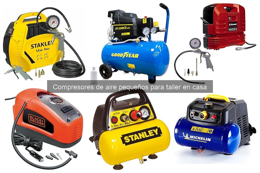 Tipos de compresores de aire pequeños para taller en casa