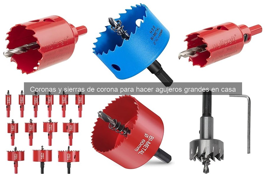 Tipos de coronas y sierras de corona para tus proyectos