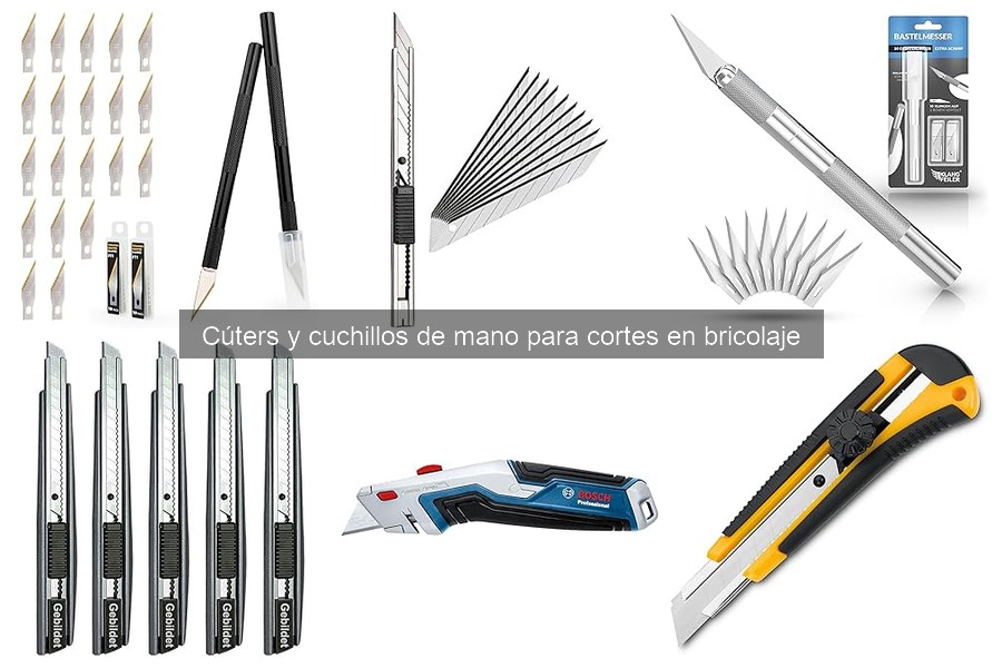 Tipos de cuchillos de mano para bricolaje: ¡Guía completa!