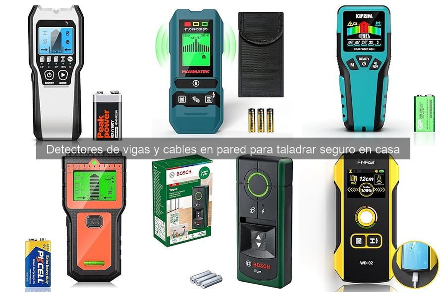 Tipos de Detectores de Vigas y Cables para Taladrar Seguro
