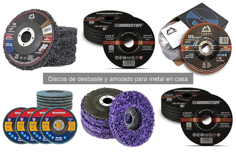 Tipos de Discos de Desbaste y Amolado para Metal en Casa