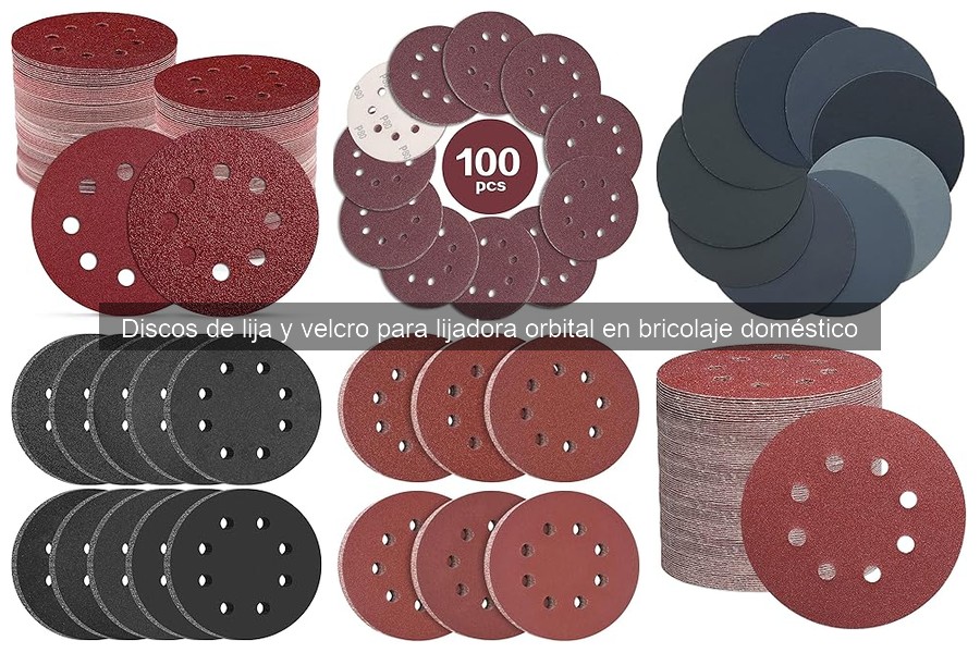 Tipos de discos de lija para lijadora orbital en bricolaje