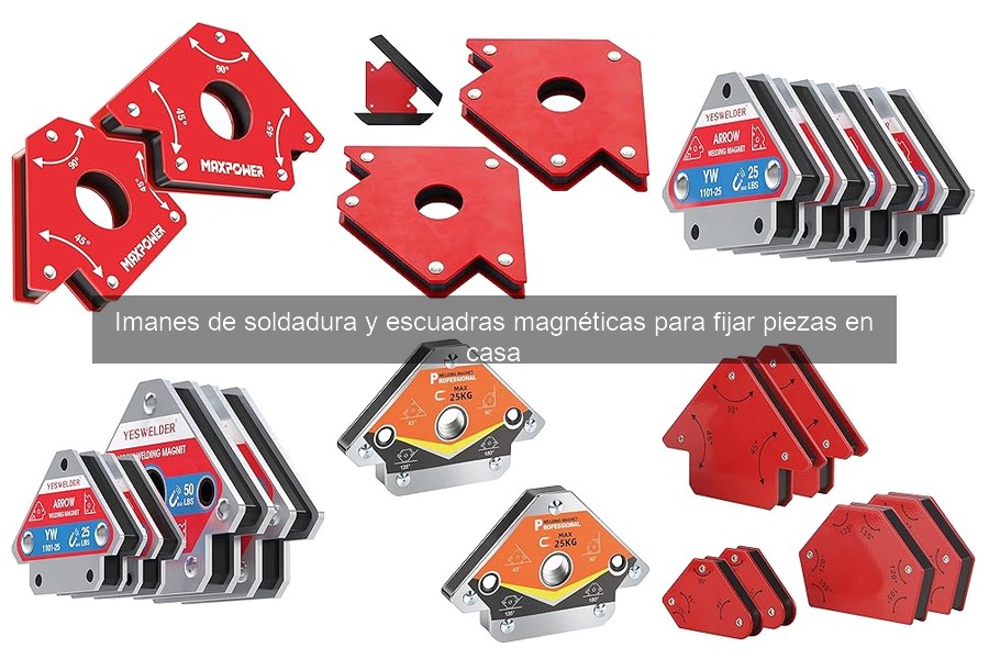 Tipos de escuadras magnéticas para soldar en casa