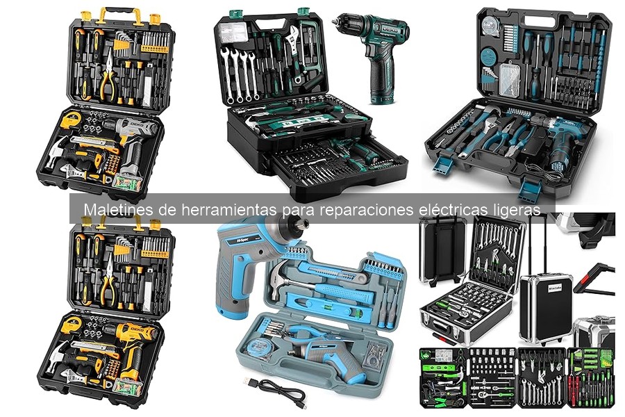 Tipos de maletines de herramientas para reparaciones eléctricas