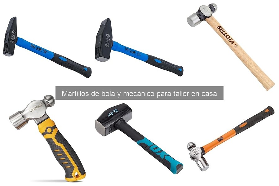 Tipos de martillos de bola y mecánicos para taller en casa