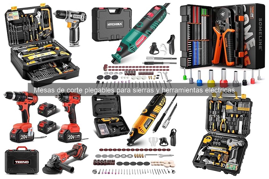 Tipos de mesas de corte plegables para bricolaje en casa