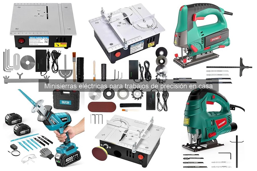 Tipos de minisierras eléctricas para trabajos de precisión