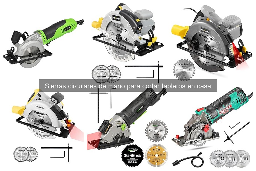 Tipos de sierras circulares de mano para bricolaje en casa