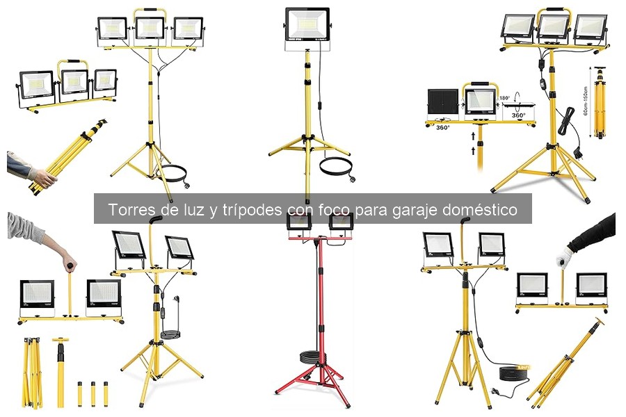 Tipos de torres de luz para talleres domésticos