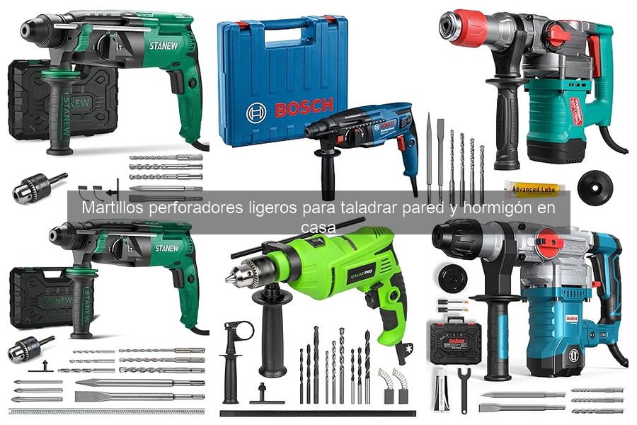 Todo sobre el martillo perforador ligero para el hogar