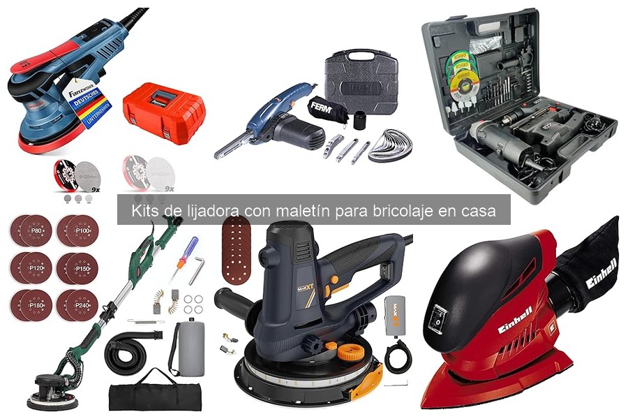 Todo sobre kits de lijadora con maletín para bricolaje
