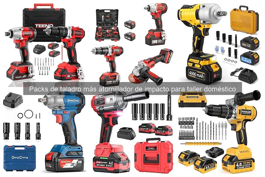 Trabajos que puedes hacer con taladro y atornillador de impacto