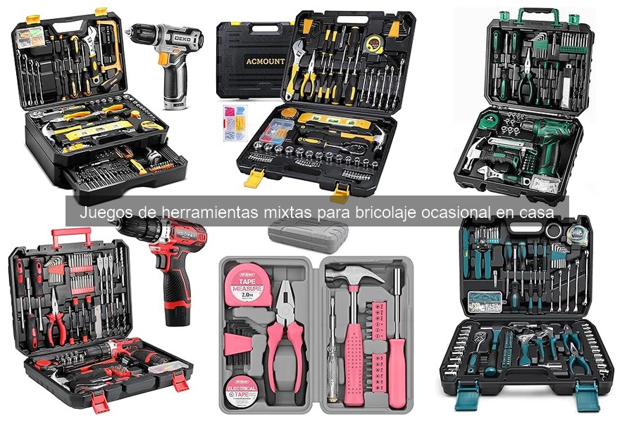Uso adecuado de juegos de herramientas mixtas para bricolaje