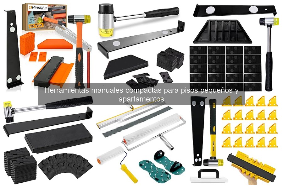 Uso eficiente de herramientas manuales en apartamentos pequeños