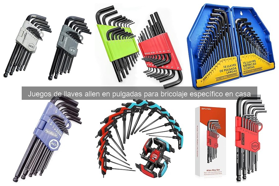 Uso práctico de llaves allen en pulgadas para bricolaje