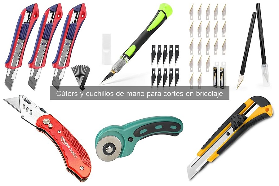 Uso seguro de cúters y cuchillos en bricolaje: guía práctica