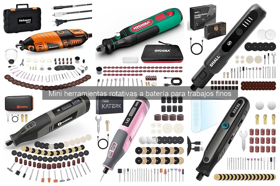 Usos comunes de mini herramientas rotativas a batería