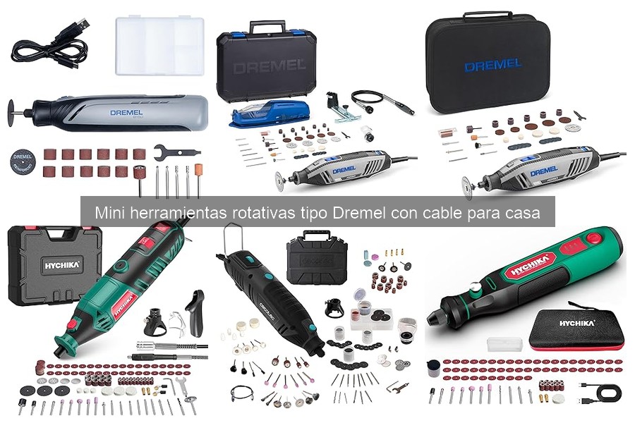 Usos creativos de mini herramientas rotativas en bricolaje