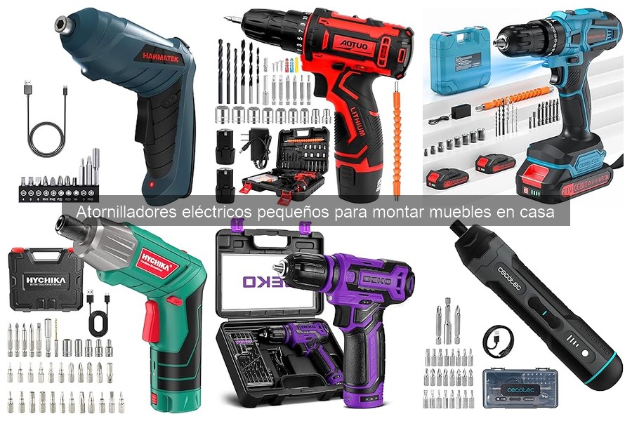 Ventajas de Atornilladores Eléctricos Pequeños para Muebles
