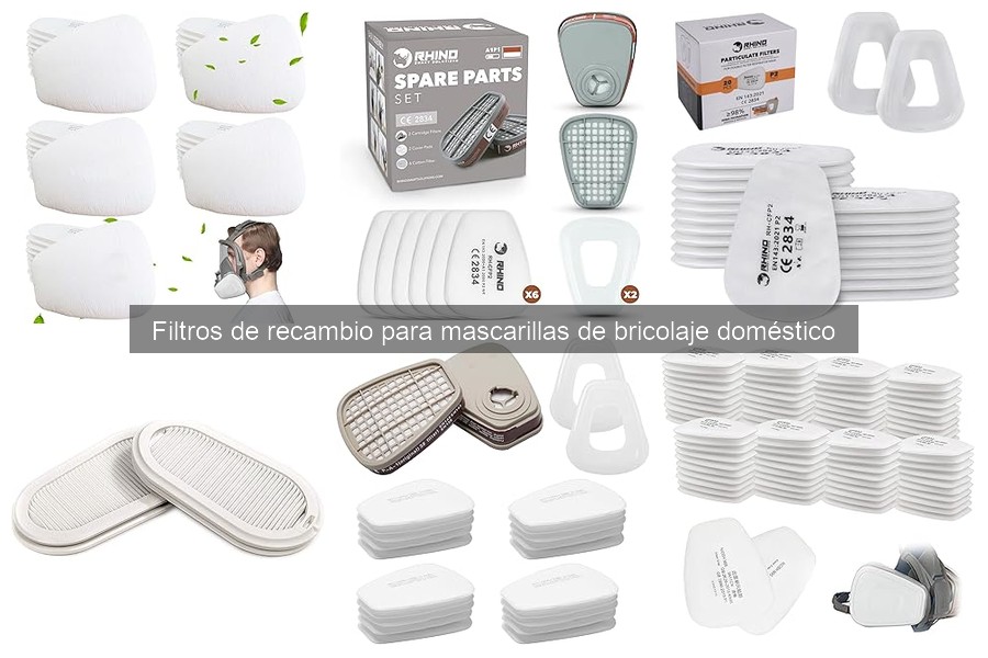 Ventajas de usar filtros de recambio en mascarillas de bricolaje