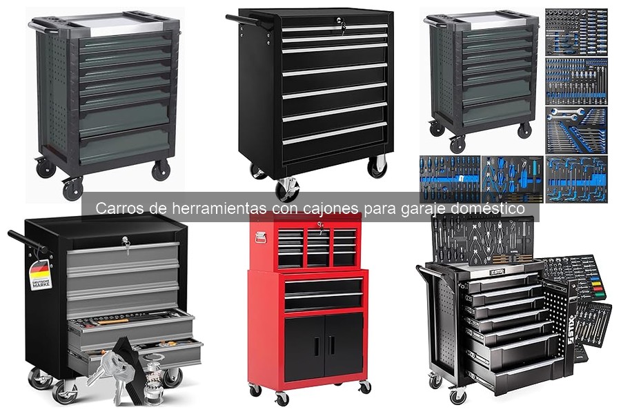 Ventajas de usar un carro de herramientas con cajones