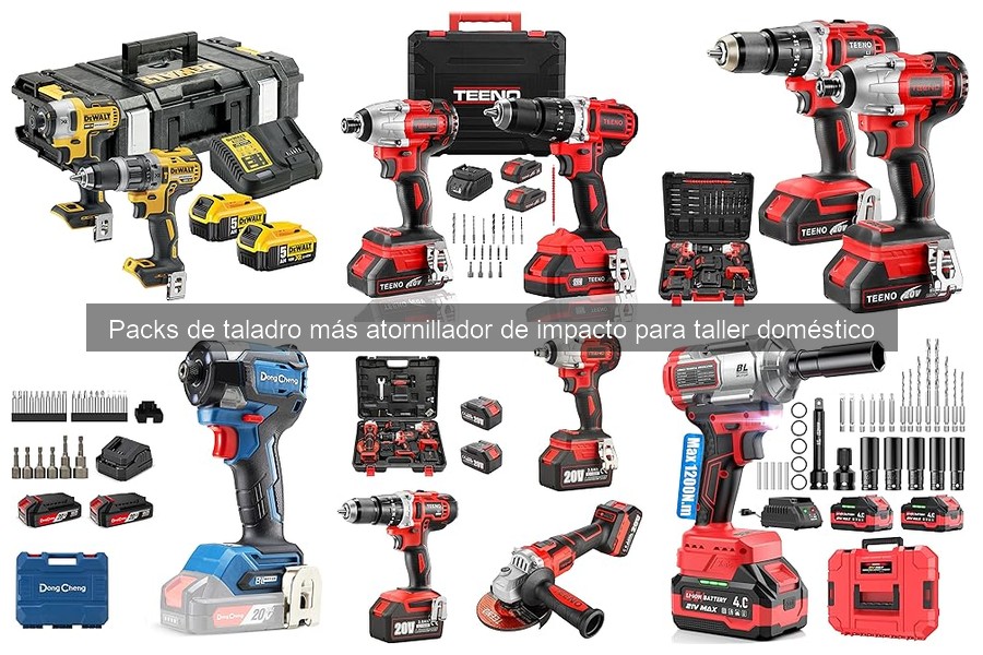 Ventajas del Pack de Taladro y Atornillador de Impacto