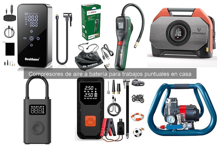Ventajas y desventajas de compresores de aire a batería