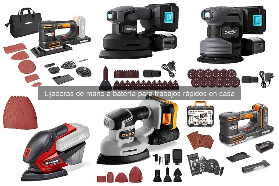Ventajas y desventajas de las lijadoras a batería