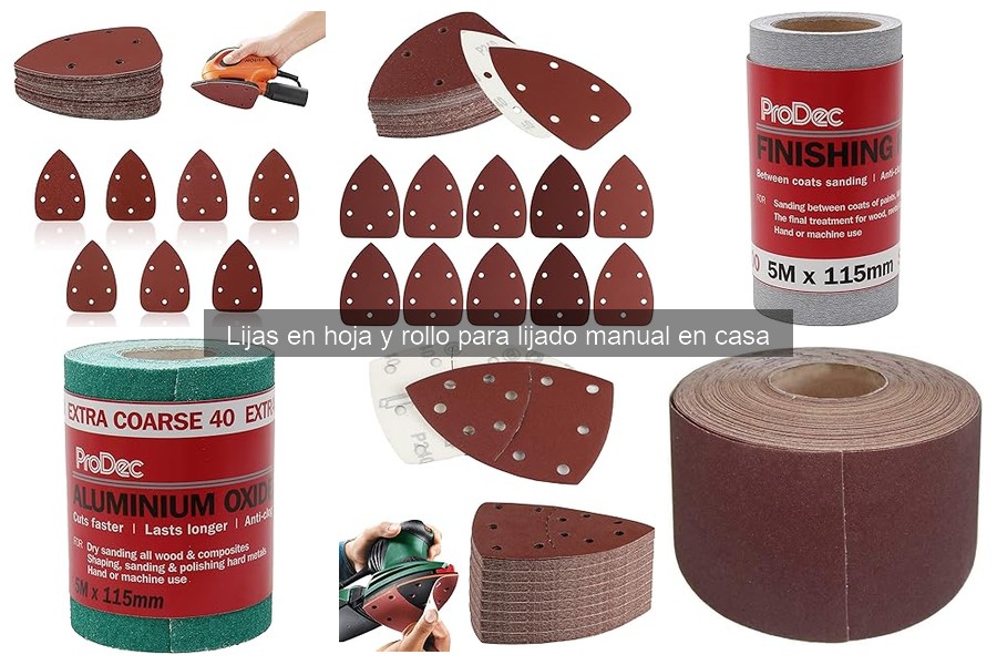 Ventajas y desventajas de lijas en hoja y rollo