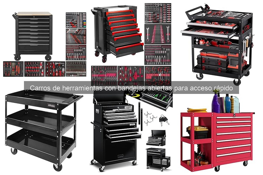Ventajas y desventajas de los carros de herramientas abiertos