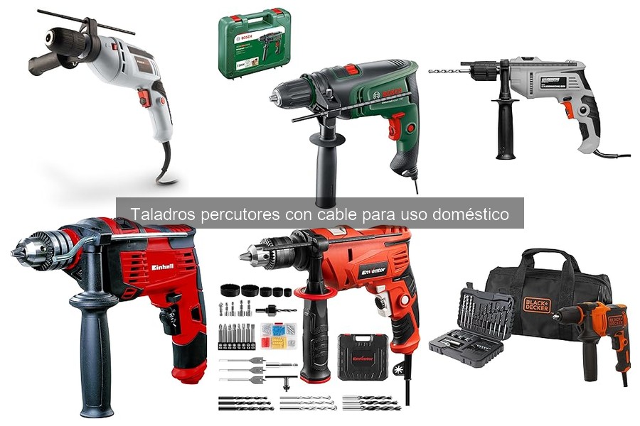 Ventajas y desventajas de los taladros percutores con cable